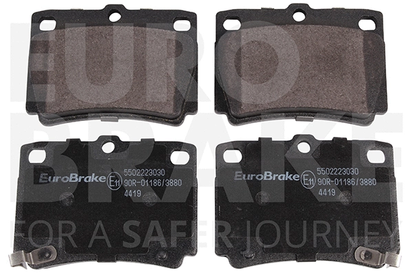 Kit de plaquettes de frein, frein à disque EUROBRAKE 5502223030