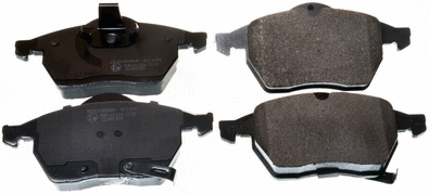 Kit de plaquettes de frein, frein à disque DENCKERMANN B111097