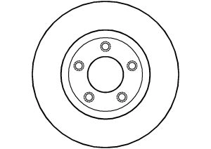 Disque de frein ABTEX BD1215V