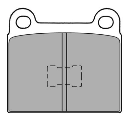 Kit de plaquettes de frein, frein à disque FREMAX FBP-0248
