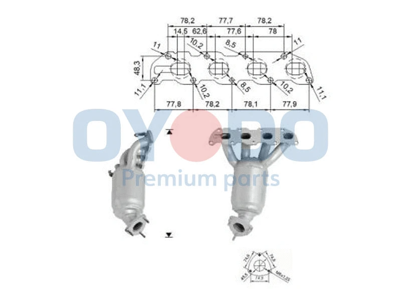 Catalyseur Oyodo 10N0030-OYO