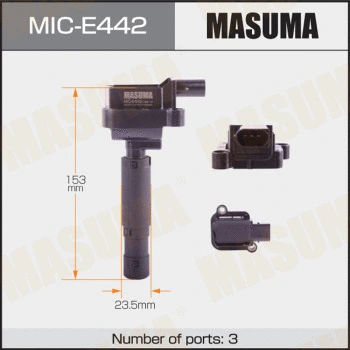 Bobine d'allumage MASUMA MIC-E442