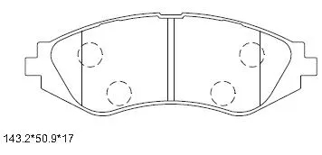 Kit de plaquettes de frein, frein à disque ASIMCO KD9734