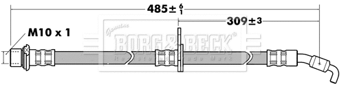 Flexible de frein BORG & BECK BBH7388