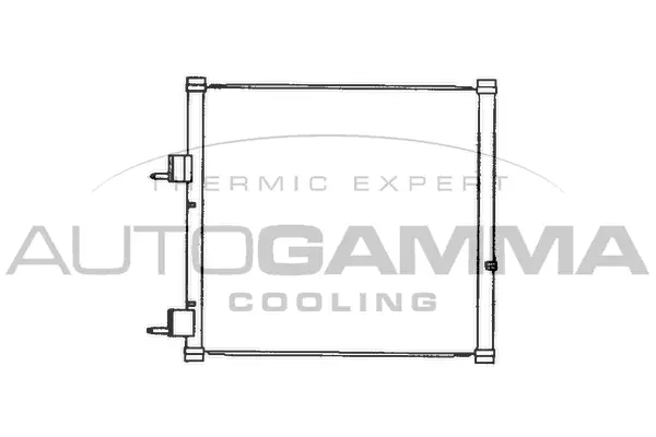 Condenseur, climatisation AUTOGAMMA 100573