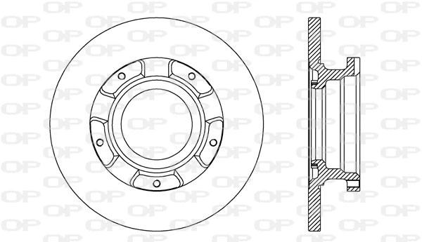 Disque de frein OPEN PARTS BDA2737.10