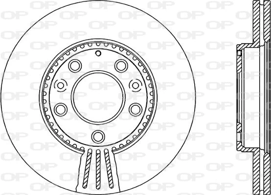 Disque de frein OPEN PARTS BDR2135.20