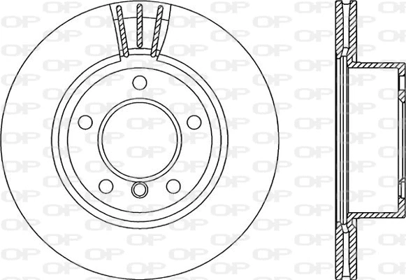 Disque de frein OPEN PARTS BDA2329.20