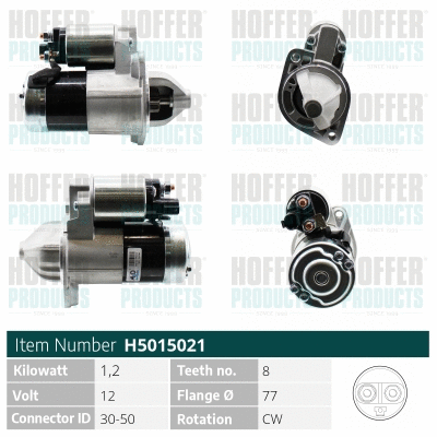 Démarreur HOFFER H5015021