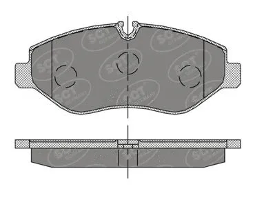 Kit de plaquettes de frein, frein à disque SCT - MANNOL SP 407 PR