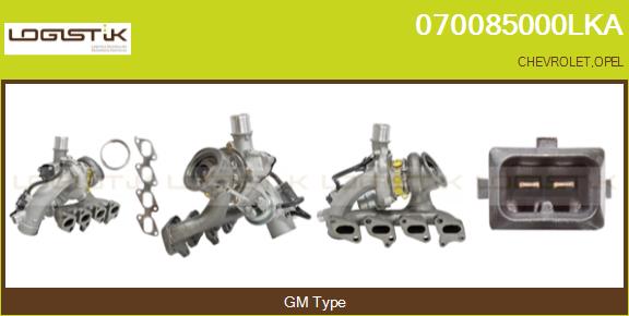Turbocompresseur, suralimentation LGK 070085000LKA