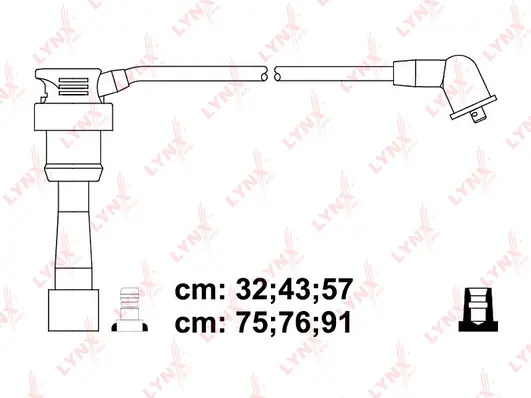 Kit de câbles d'allumage LYNXAUTO SPC5505