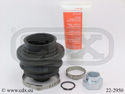 Jeu de joints-soufflets, arbre de commande CDX 22-2950