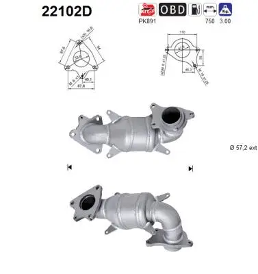 Catalyseur AS 22102D