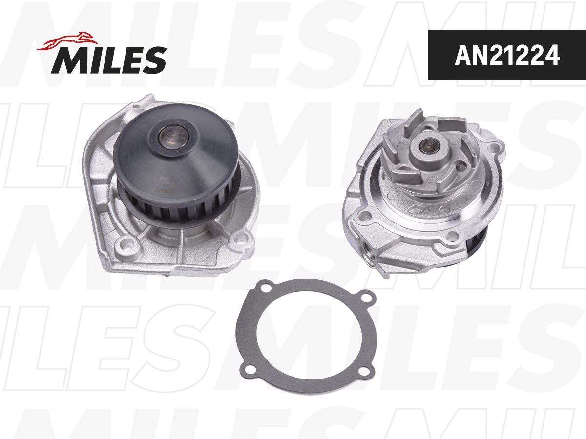 Pompe à eau, refroidissement du moteur MILES AN21224