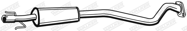Silencieux central WALKER 72352