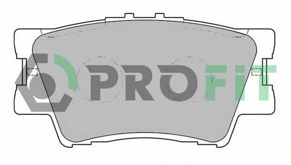 Kit de plaquettes de frein, frein à disque PROFIT 5000-2015