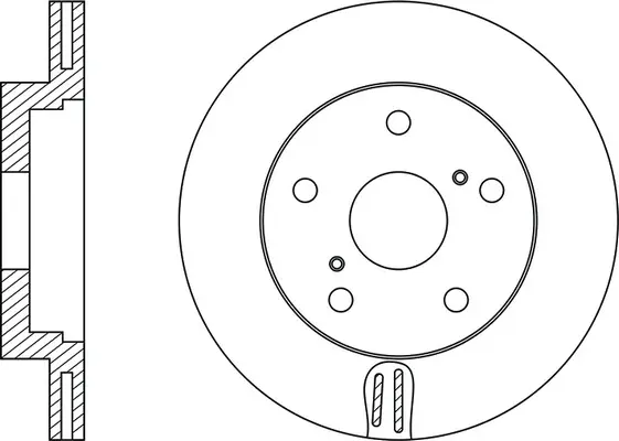 Disque de frein FIT FR0180V