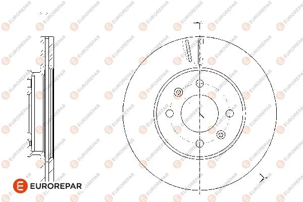 Disque de frein EUROREPAR 1667869280