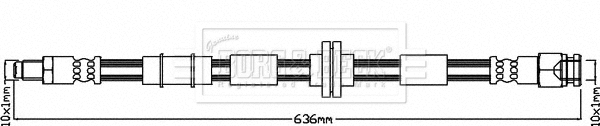 Flexible de frein BORG & BECK BBH8404