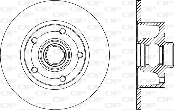 Disque de frein OPEN PARTS BDR1044.10
