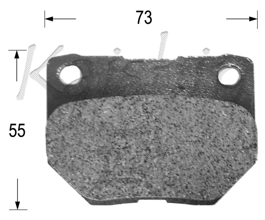 Kit de plaquettes de frein, frein à disque KAISHIN FK7053