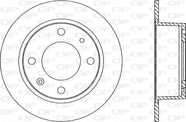Disque de frein OPEN PARTS BDR1104.10
