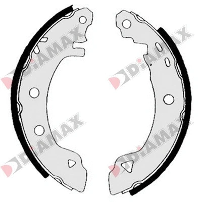 Jeu de mâchoires de frein DIAMAX N01001