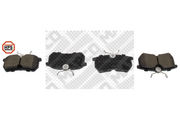 Kit de plaquettes de frein, frein à disque MAPCO 6523HPS