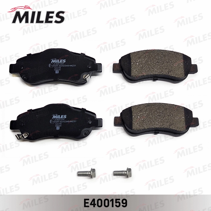 Kit de plaquettes de frein, frein à disque MILES E400159