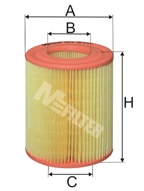 Filtre à air MFILTER A 872