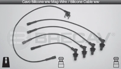 Kit de câbles d'allumage BRECAV 11.527