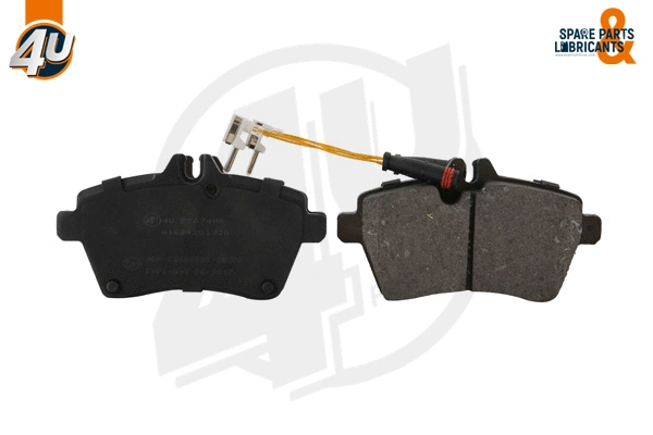 Kit de plaquettes de frein, frein à disque 4U Autoparts 22074MR