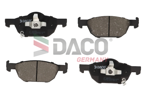 Kit de plaquettes de frein, frein à disque DACO Germany 321204