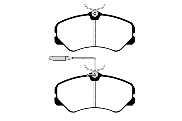 Kit de plaquettes de frein, frein à disque Technika 01116