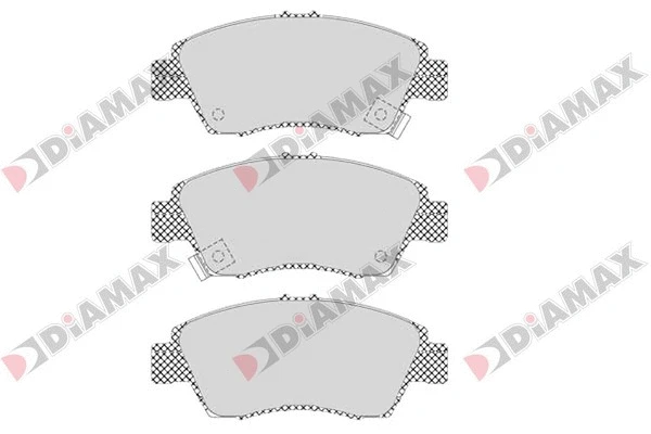 Kit de plaquettes de frein, frein à disque DIAMAX N09649