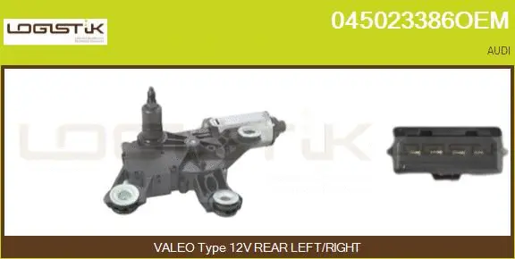 Moteur d'essuie-glace LGK 045023386OEM