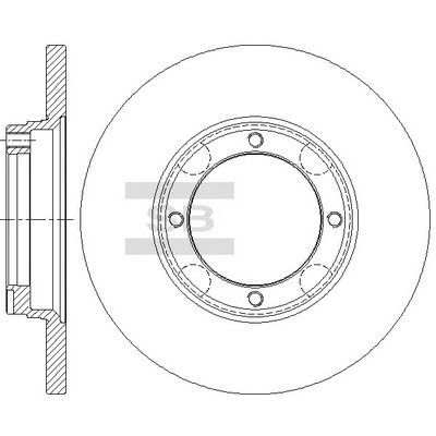 Disque de frein Hi-Q SD4339