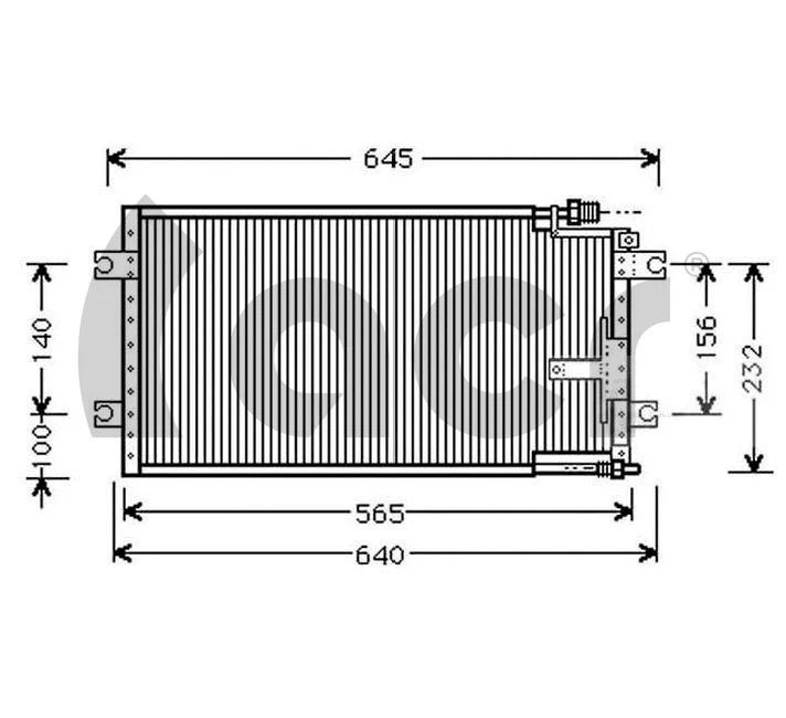 Condenseur, climatisation ACR 300700