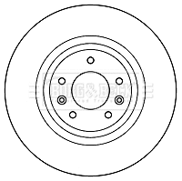 Disque de frein BORG & BECK BBD4706