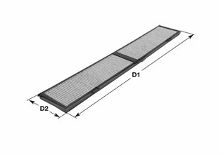 Filtre, air de l'habitacle CLEAN FILTERS NC2314