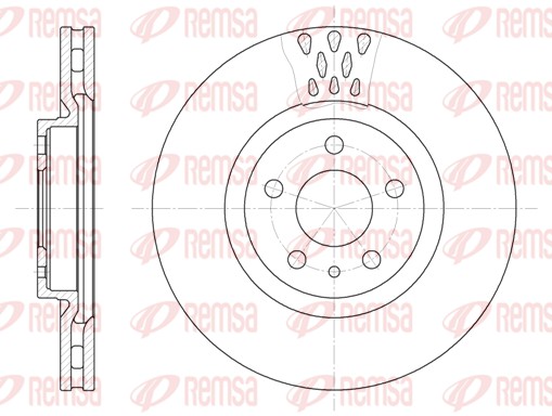 Disque de frein REMSA 6305.10