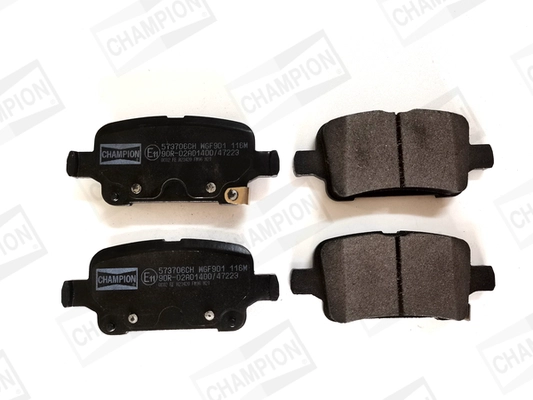 Kit de plaquettes de frein, frein à disque CHAMPION 573706CH