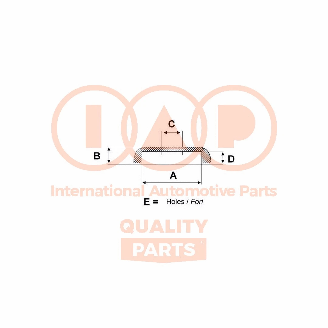 Tambour de frein IAP QUALITY PARTS 710-16083G