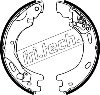 Jeu de mâchoires de frein, frein de stationnement fri.tech. 1092.314