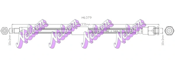 Flexible de frein KAWE H6379
