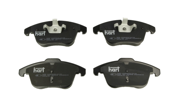 Kit de plaquettes de frein, frein à disque HART 224 187