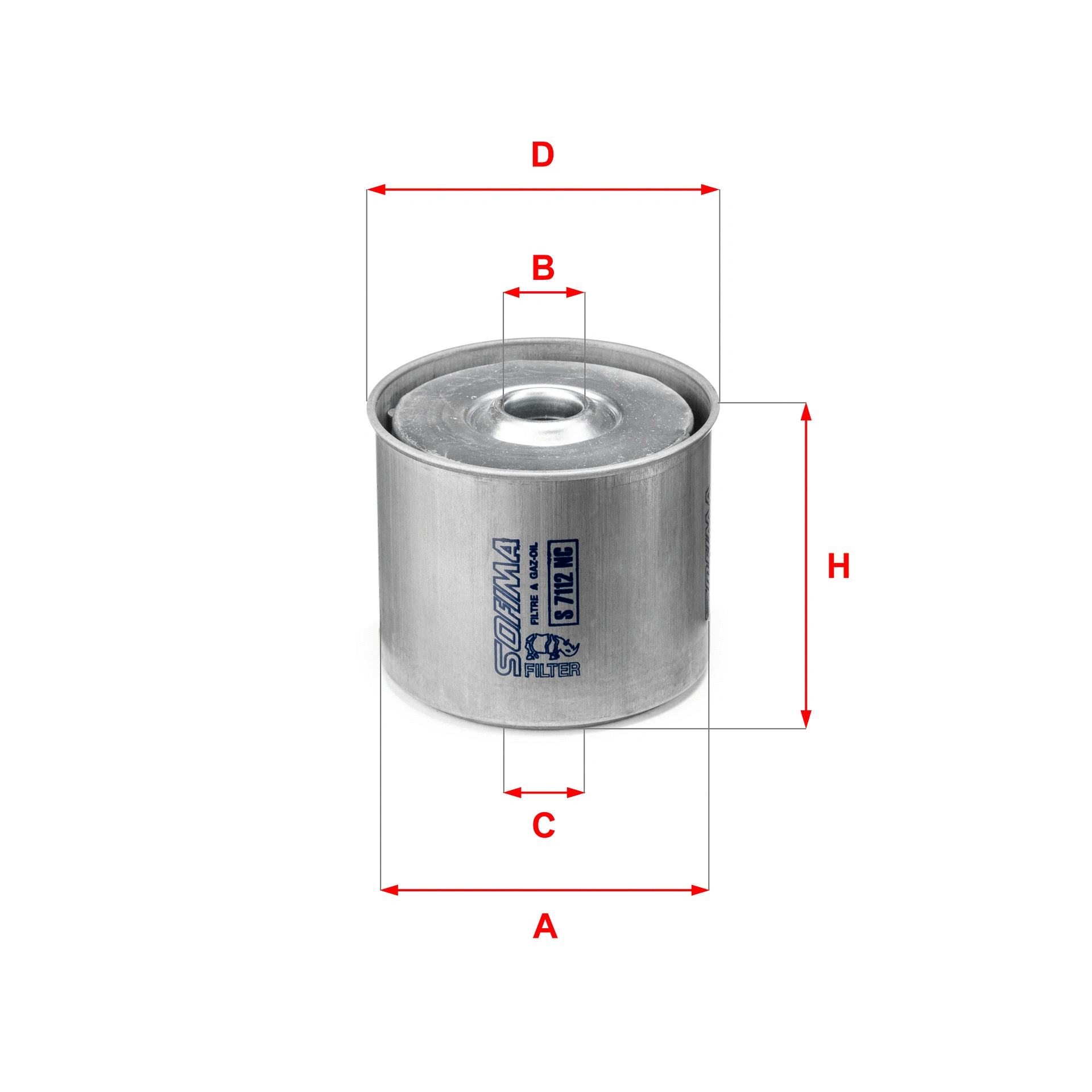 Filtre à carburant SOFIMA S 7112 NC