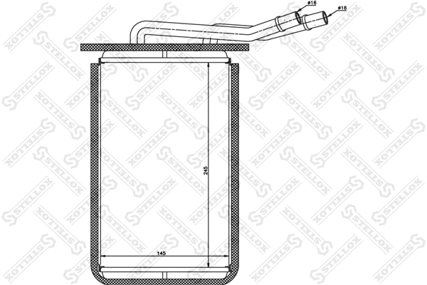 Système de chauffage STELLOX 10-35093-SX