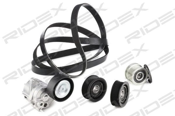 Jeu de courroies trapézoïdales à nervures RIDEX 542R0566